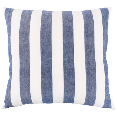 Bold Stripe 100% Cotton Throw Pillow Striped Cotton Throw Pillow With